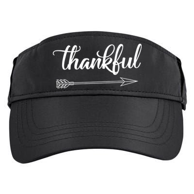 Thankful Thanksgiving Day Adult Drive Performance Visor