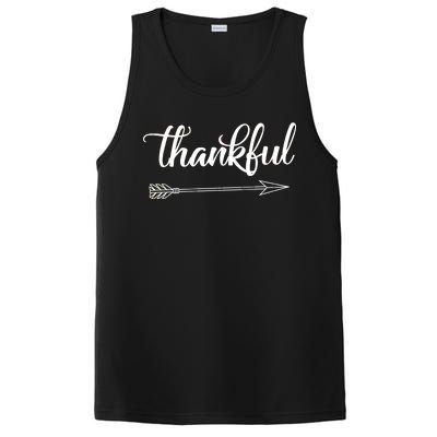 Thankful Thanksgiving Day PosiCharge Competitor Tank