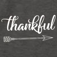 Thankful Thanksgiving Day Vector Backpack