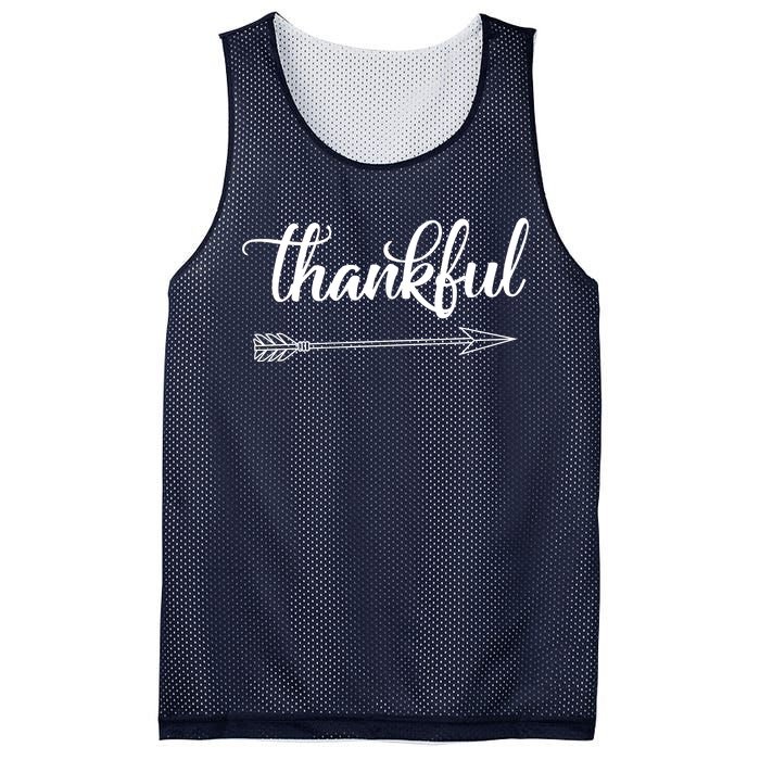 Thankful Thanksgiving Day Mesh Reversible Basketball Jersey Tank