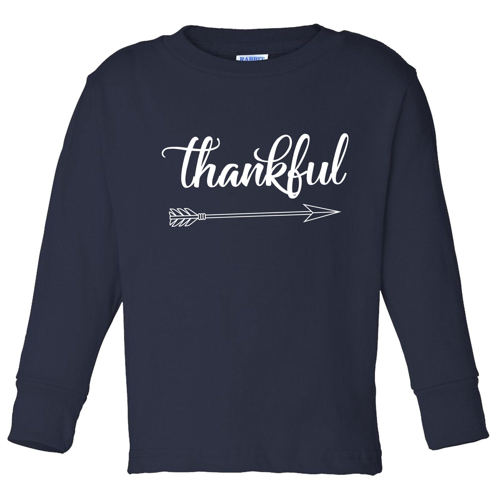 Thankful Thanksgiving Day Toddler Long Sleeve Shirt