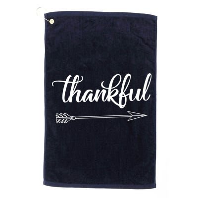Thankful Thanksgiving Day Golf Towel