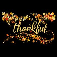 Thankful Thanksgiving Fall Autumn Leaves Flatbill Hat