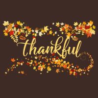 Thankful Thanksgiving Fall Autumn Leaves Cooling Performance Crew T-Shirt