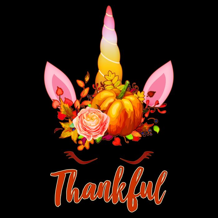 Thankful Unicorn Autumn Apron