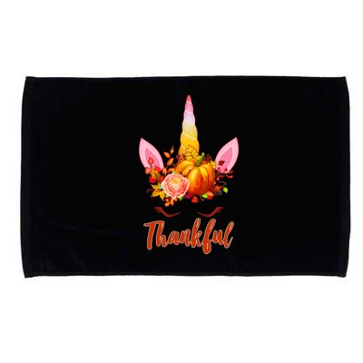 Thankful Unicorn Autumn Microfiber Hand Towel