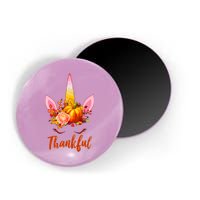 Thankful Unicorn Autumn Magnet