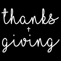 Thanks Plus Giving Cute Thanksgiving V-Neck T-Shirt
