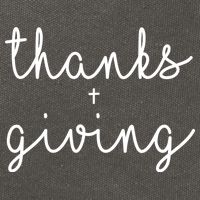 Thanks Plus Giving Cute Thanksgiving Cotton Canvas Backpack