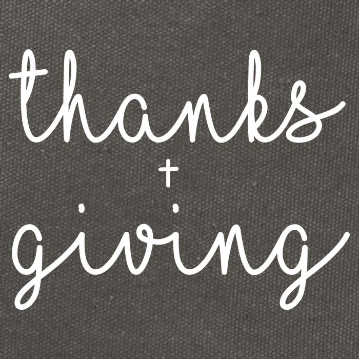 Thanks Plus Giving Cute Thanksgiving Cotton Canvas Backpack
