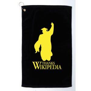 Thanks Wikipedia Platinum Collection Golf Towel