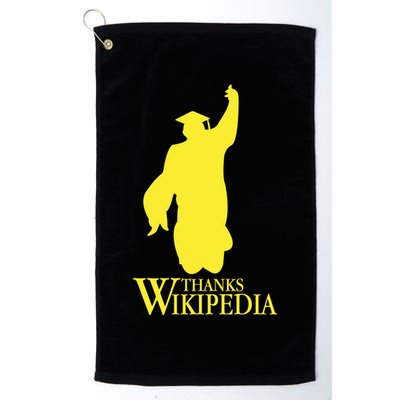 Thanks Wikipedia Golf Towel