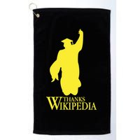 Thanks Wikipedia Golf Towel