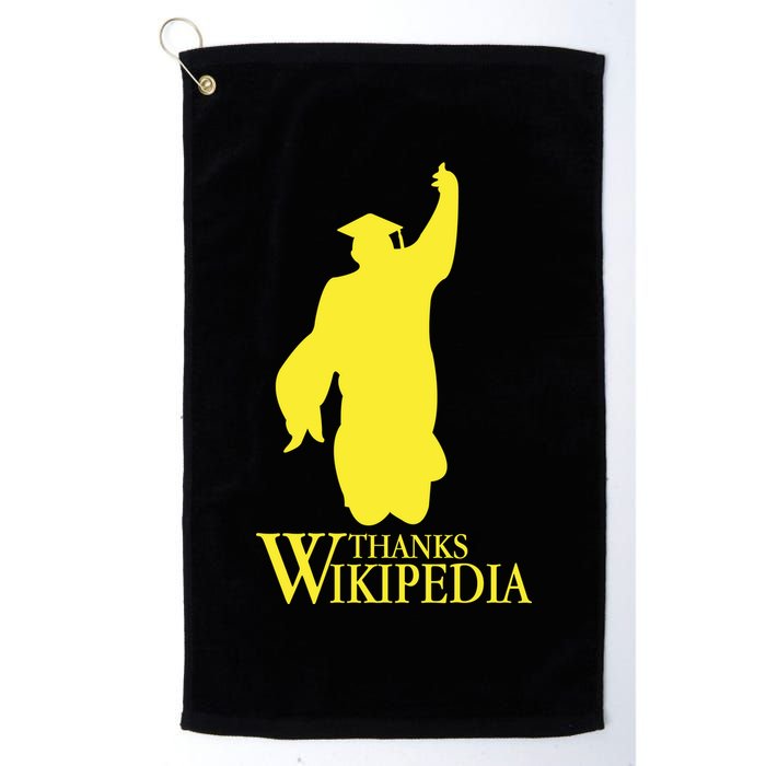 Thanks Wikipedia Golf Towel