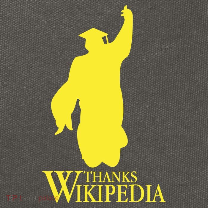 Thanks Wikipedia Cotton Canvas Backpack
