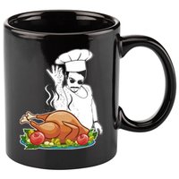 Thanksgiving  Turkey BAE 11oz C Handle Ceramic Mug