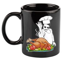 Thanksgiving  Turkey BAE 11oz C Handle Ceramic Mug