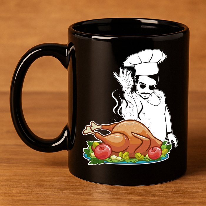 Thanksgiving  Turkey BAE 11oz C Handle Ceramic Mug