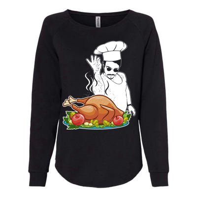 Thanksgiving  Turkey BAE Womens California Wash Sweatshirt