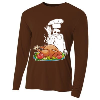 Thanksgiving  Turkey BAE Cooling Performance Long Sleeve Crew
