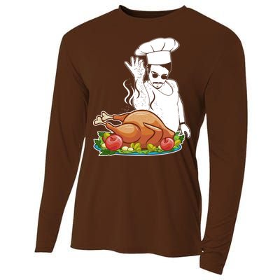 Thanksgiving  Turkey BAE Cooling Performance Long Sleeve Crew