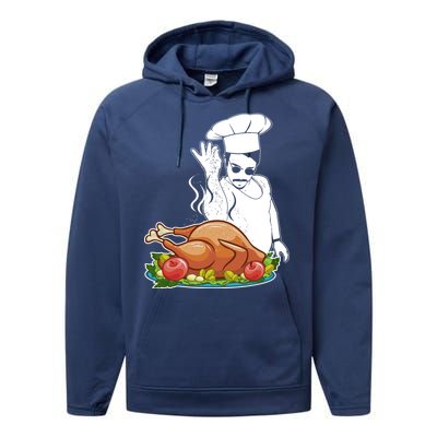 Thanksgiving  Turkey BAE Performance Fleece Hoodie