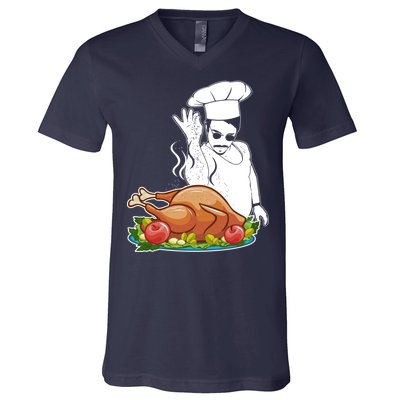 Thanksgiving  Turkey BAE V-Neck T-Shirt