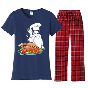 Thanksgiving  Turkey BAE Women's Flannel Pajama Set