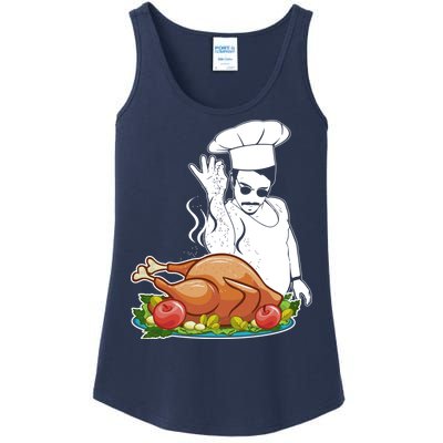 Thanksgiving  Turkey BAE Ladies Essential Tank