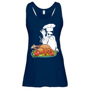 Thanksgiving  Turkey BAE Ladies Essential Flowy Tank