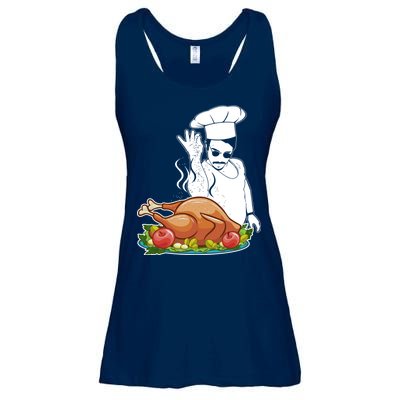 Thanksgiving  Turkey BAE Ladies Essential Flowy Tank