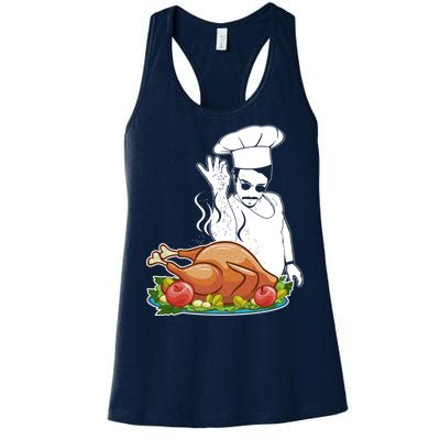 Thanksgiving  Turkey BAE Women's Racerback Tank