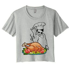 Thanksgiving  Turkey BAE Women's Crop Top Tee