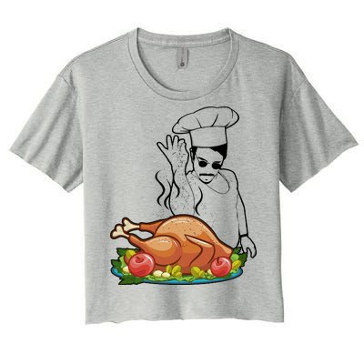 Thanksgiving  Turkey BAE Women's Crop Top Tee