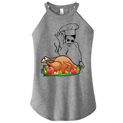 Thanksgiving  Turkey BAE Women's Perfect Tri Rocker Tank