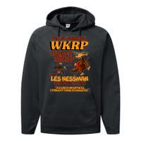 Thanksgiving 1st Annual WKRP Turkey Drop Performance Fleece Hoodie