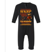 Thanksgiving 1st Annual WKRP Turkey Drop Infant Fleece One Piece