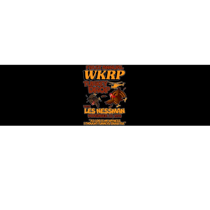 Thanksgiving 1st Annual WKRP Turkey Drop Bumper Sticker