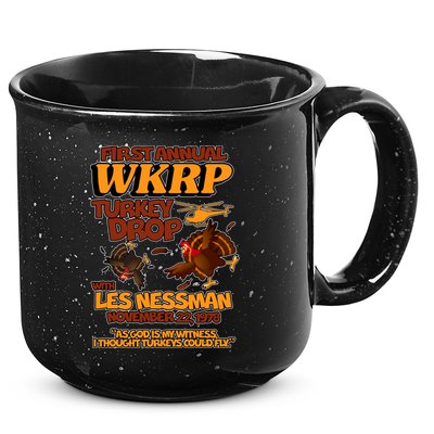 Thanksgiving 1st Annual WKRP Turkey Drop 15oz Campfire Ceramic Mug