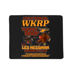 Thanksgiving 1st Annual WKRP Turkey Drop Mousepad