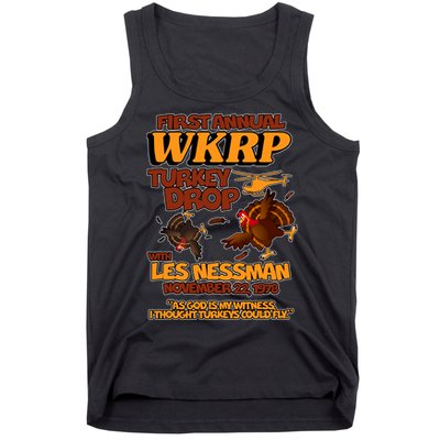 Thanksgiving 1st Annual WKRP Turkey Drop Tank Top