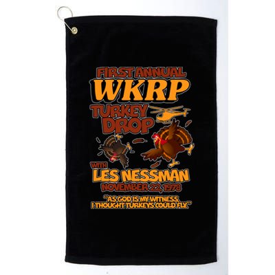 Thanksgiving 1st Annual WKRP Turkey Drop Platinum Collection Golf Towel