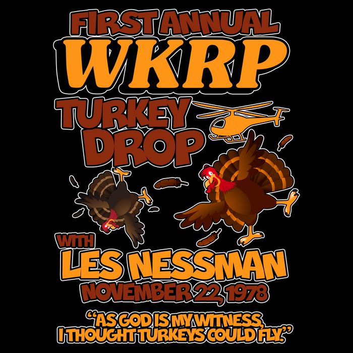Thanksgiving 1st Annual WKRP Turkey Drop Toddler T-Shirt
