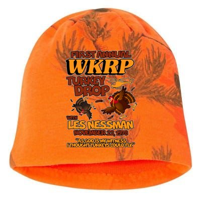 Thanksgiving 1st Annual WKRP Turkey Drop Kati - Camo Knit Beanie