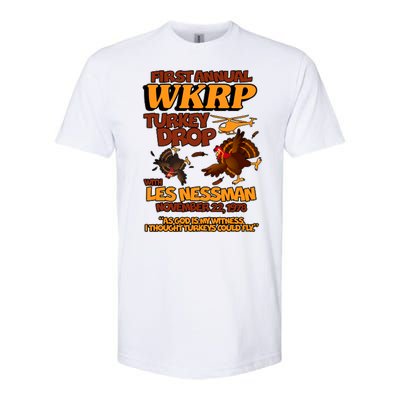 Thanksgiving 1st Annual WKRP Turkey Drop Softstyle® CVC T-Shirt