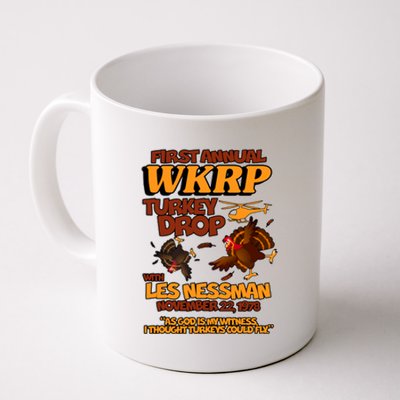 Thanksgiving 1st Annual WKRP Turkey Drop Coffee Mug