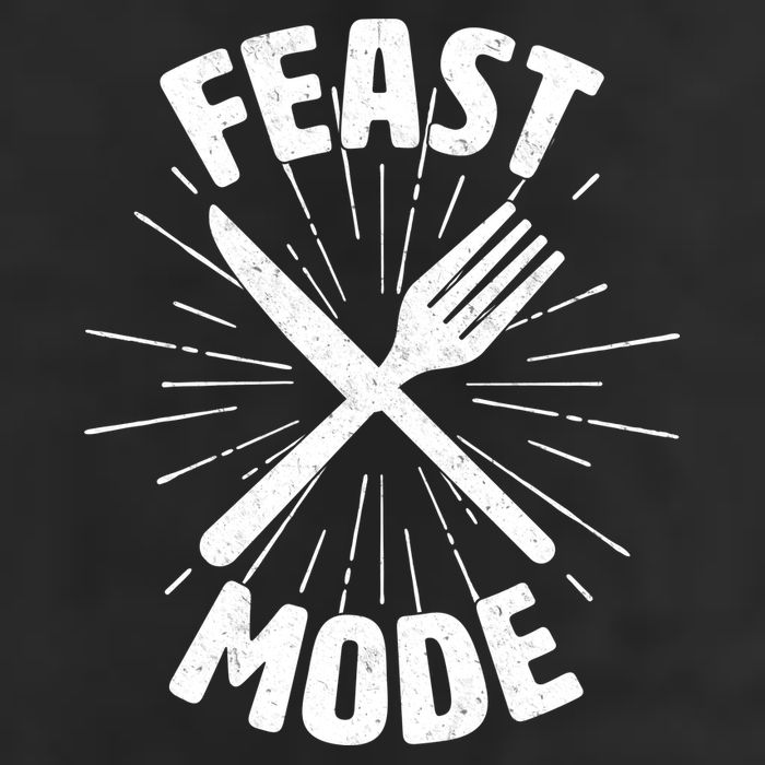 Thanksgiving And Christmas Feast Mode 7 Panel Mesh Trucker Snapback Hat