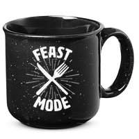 Thanksgiving And Christmas Feast Mode 15oz Campfire Ceramic Mug