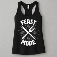 Thanksgiving And Christmas Feast Mode Womens Tank Top