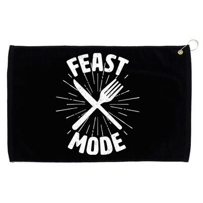 Thanksgiving And Christmas Feast Mode Grommeted Golf Towel